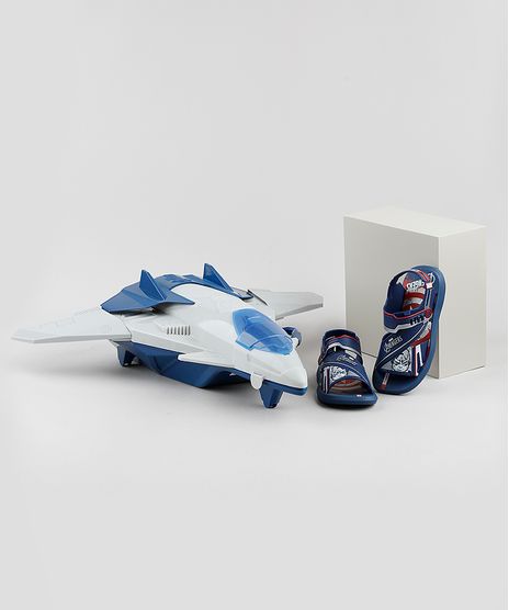 Papete-Infantil-Grendene-Os-Vingadores-Vem-Com-Nave-Quinjet--Azul-Marinho-9795238-Azul_Marinho_1