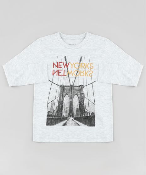 Camiseta-Infantil--New-Yorks--Manga-Longa--Cinza-Mescla-9883615-Cinza_Mescla_1
