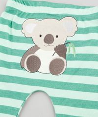 Calca-Infantil-com-Patch-de-Coala-Listrada-Verde-9677756-Verde_4