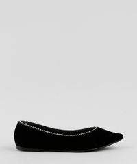 Sapatilha-Feminina-Via-Uno-Bico-Fino-com-Bolinhas-Metalizadas-Preta-9840220-Preto_2