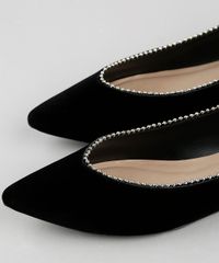 Sapatilha-Feminina-Via-Uno-Bico-Fino-com-Bolinhas-Metalizadas-Preta-9840220-Preto_3