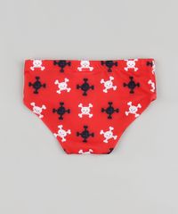 Sunga-Infantil-Slip-Estampada-de-Caveira-com-Protecao-UV50--Vermelha-9866894-Vermelho_2