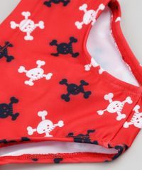Sunga-Infantil-Slip-Estampada-de-Caveira-com-Protecao-UV50--Vermelha-9866894-Vermelho_4