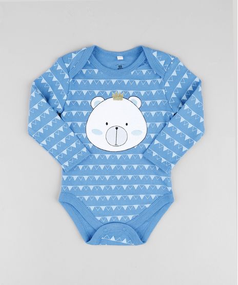 Body-Infantil-com-Patch-de-Urso-Estampado-Geometrico-Manga-Longa-Azul-9679738-Azul_1
