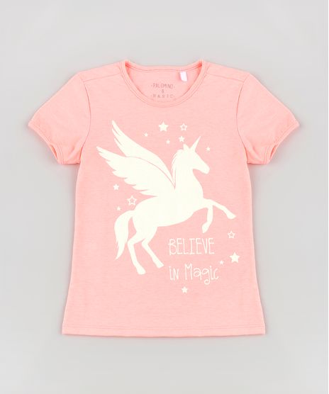 Blusa-Infantil-Unicornio--Believe--Manga-Curta--Rosa-Neon-9657894-Rosa_Neon_1_1