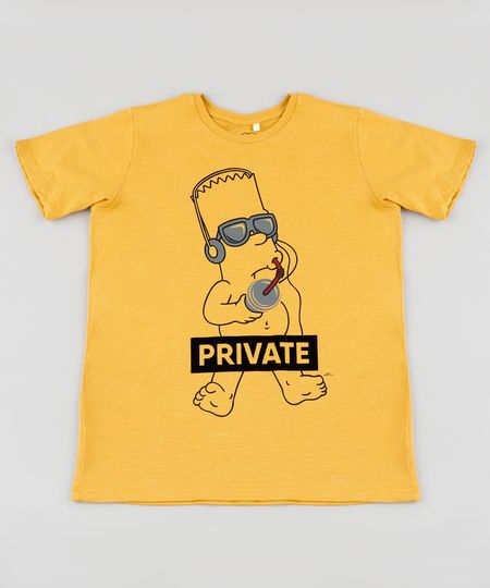Camiseta-Infantil-Bart-Os-Simpsons-Manga-Curta--Mostarda-9885297-Mostarda_1