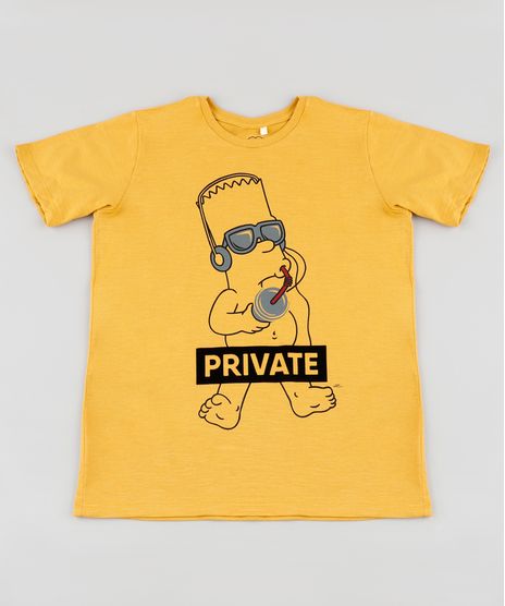 Camiseta-Infantil-Bart-Os-Simpsons-Manga-Curta--Mostarda-9885297-Mostarda_1