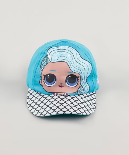 Bone-Infantil-Aba-Curva-LOL-Surprise-com-Brilho-Azul-Claro-9866259-Azul_Claro_1