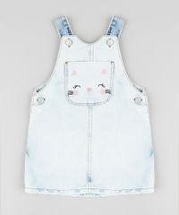 Salopete-Jeans-Infantil-com-Bolso-Bordado-de-Gatinho-Azul-Claro-9894176-Azul_Claro_1