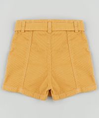 Short-Saia-de-Sarja-Infantil-Canelada-com-Faixa-Caramelo-9892639-Caramelo_2