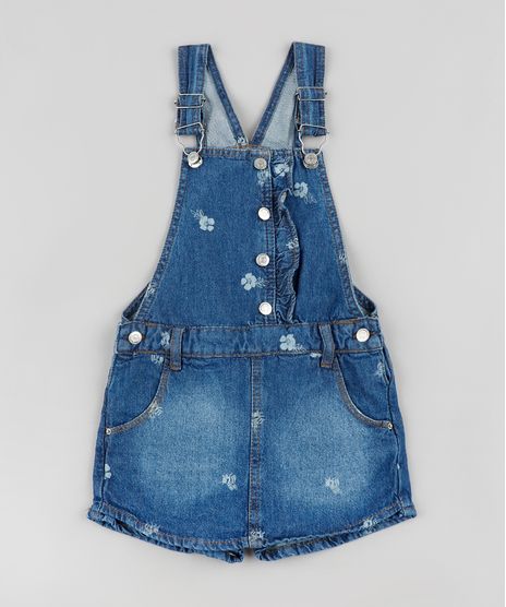 Jardineira-Short-Saia-Jeans-Infantil-Estampada-Floral-Azul-Escuro-9892630-Azul_Escuro_1