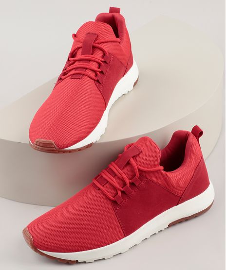Tenis-Masculino-Oneself-com-Recortes--Vermelho-9936282-Vermelho_1