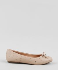Sapatilha-Feminina-Via-Uno-Bico-Quadrado-com-Tachas-Bege-9840227-Bege_2