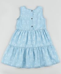 Vestido-Jeans-Infantil-Estampado-Floral-com-Recortes-Sem-Manga-Azul-Claro-9892609-Azul_Claro_2