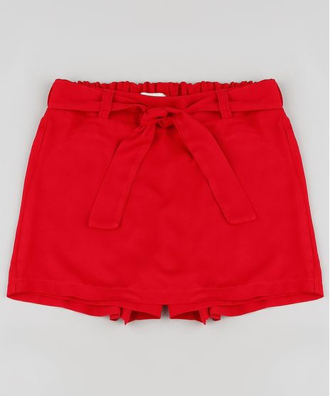 Short-Saia-Infantil-com-Faixa-para-Amarrar-Vermelho-9894635-Vermelho_1