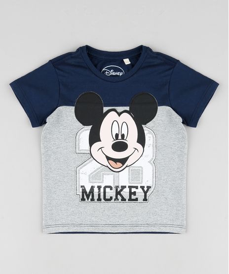 Camiseta-Infantil-Mickey-com-Recorte-Manga-Curta-Azul-Marinho-9865806-Azul_Marinho_1