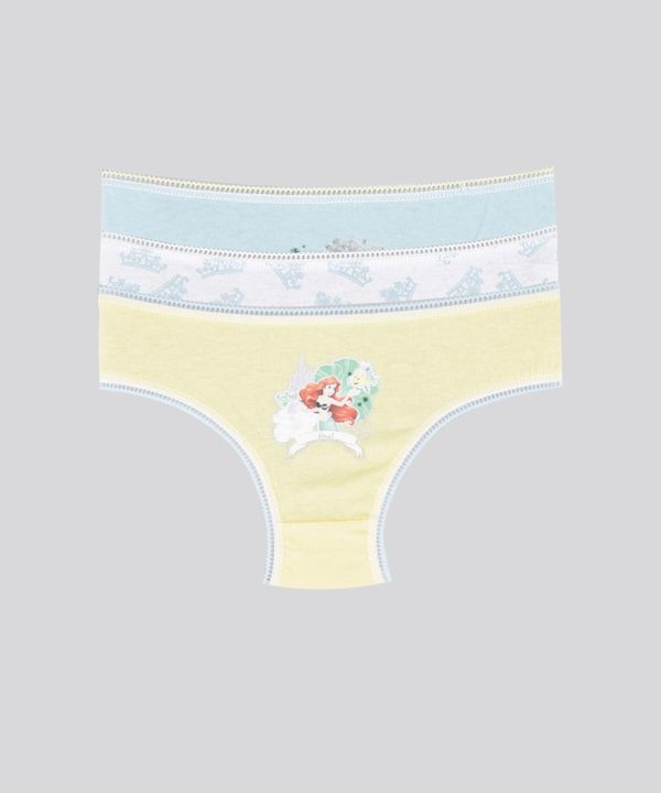 Kit de 3 Calcinhas Princesas Multicor 2