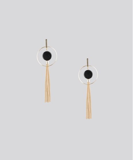 Brinco-com-Pingente-e-Franjas-Dourado-8557615-Dourado_1