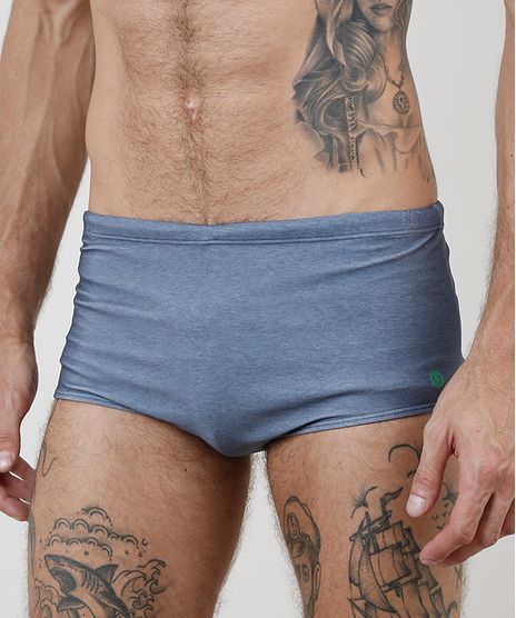 Sunga-Masculina-Tradicional-Protecao-UV50---Cinza-Mescla-9770714-Cinza_Mescla_1