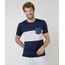 Camiseta-Masculina-com-Recorte-Listrado-e-Bolso-Manga-Curta-Gola-Careca-Azul-Marinho-9731141-Azul_Marinho_1
