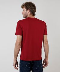 Camiseta-Masculina-Basica-Manga-Curta-Gola-Portuguesa--Vermelho-Escuro-8170415-Vermelho_Escuro_2