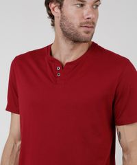 Camiseta-Masculina-Basica-Manga-Curta-Gola-Portuguesa--Vermelho-Escuro-8170415-Vermelho_Escuro_4