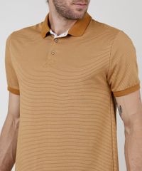 Polo-Masculina-Comfort-Fit-Listrada-Manga-Curta-Caramelo-9873354-Caramelo_4