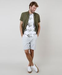 Camiseta-Masculina-Comfort-Estampada-de-Folhagem-Manga-Curta-Gola-Careca-Branca-9904010-Branco_3