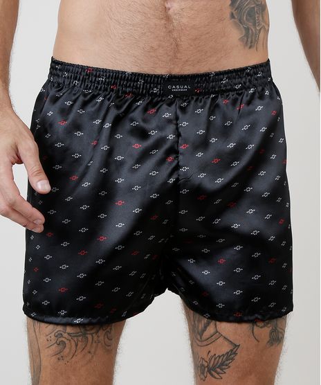 Samba-Cancao-Masculina-Acetinada-Estampado-Geometrica-Preta-9937310-Preto_1