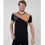 Camiseta-Masculina-Slim-com-Recorte-em-Suede-Manga-Curta-Gola-Careca-Preta-9899423-Preto_1