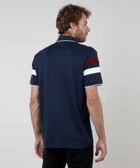Polo-Masculina-Comfort-Fit-com-Recorte-e-Bordado-Manga-Curta-Azul-Marinho-9870321-Azul_Marinho_2