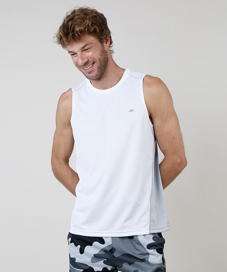 Regata-Masculina-Esportiva-Ace-com-Recorte-e-Respiro-Gola-Careca-Branca-9871091-Branco_1