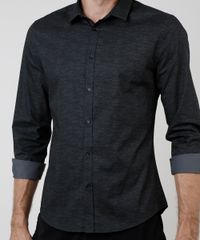 Camisa-Social-Masculina-Slim-Fit-Manga-Longa-Chumbo-9657372-Chumbo_4