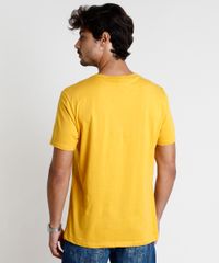 Camiseta-Masculino-Basica-Com-Bolso-Manga-Curta-Gola-Careca-Mostarda-9896554-Mostarda_2