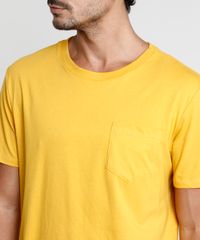 Camiseta-Masculino-Basica-Com-Bolso-Manga-Curta-Gola-Careca-Mostarda-9896554-Mostarda_4