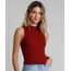 Regata-Feminina-Basica-Cropped-Canelada-Gola-Alta-Vermelho-Escuro-9854976-Vermelho_Escuro_1