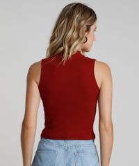 Regata-Feminina-Basica-Cropped-Canelada-Gola-Alta-Vermelho-Escuro-9854976-Vermelho_Escuro_2