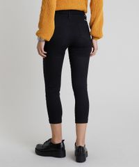 Calca-de-Sarja-Feminina-Sawary-Clochard-Cropped-Cintura-Super-Alta--Preta-9914200-Preto_2