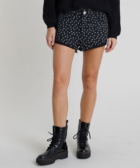 Short-de-Sarja-Feminino-Boy-Cintura-Media-Estampado-Floral-Barra-Dobrada-Preto-9863093-Preto_1 Short-de-Sarja-Feminino-Boy-Cintura-Media-Estampado-Floral-Barra-Dobrada-Preto-9863093-Preto_1