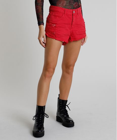 Short-de-Sarja-Feminino-Boy-Cintura-Media-Destroyed-Barra-Desfiada-Vermelho-9863092-Vermelho_1
