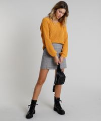 Sueter-Feminino-em-Trico-Chenille-Decote-V-Mostarda-9811695-Mostarda_3