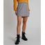Saia-Feminina-Curta-Estampada-Xadrez-com-Fenda-Cinza-9857652-Cinza_1