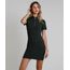 Vestido-Feminino-Curto-Canelado-com-Ziper-Manga-Curta-Gola-Alta-Verde-Militar-9886202-Verde_Militar_1