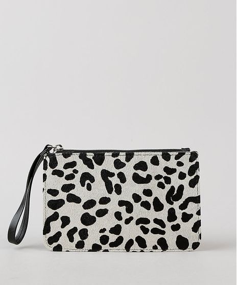 Carteira-Feminina-Holografica-com-Paetes-e-Alca-de-Mao-Off-White---Preta-9901243-Off_White_-_Preto_1