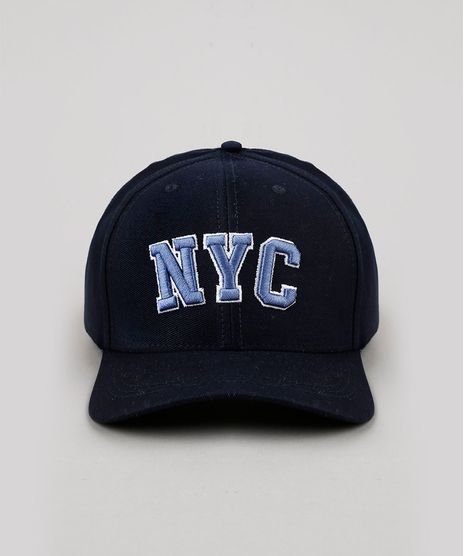 Bone-Masculino-Aba-Curva-com-Bordado--NYC--Azul-Marinho-9897826-Azul_Marinho_1