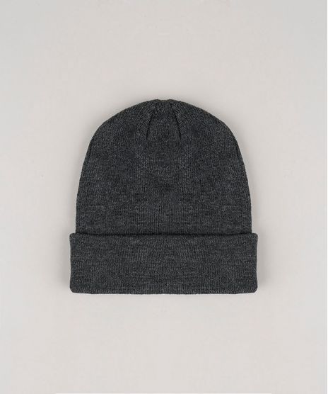 Gorro-Masculino-Basico-em-Trico-Cinza-Mescla-Escuro-9801876-Cinza_Mescla_Escuro_1