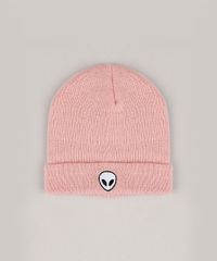 Gorro-Masculino-com-Bordado-Alien-Rosa-9368135-Rosa_1