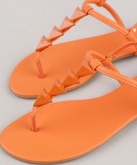 Rasteirinha-Feminina-Oneself-com-Aviamentos-Laranja-9883162-Laranja_3