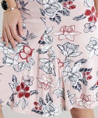 Saia-Evase-Estampada-Floral-Rosa-Claro-8600331-Rosa_Claro_4