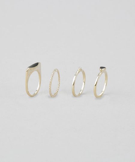 Kit-de-4-Aneis-Dourado-8624464-Dourado_1 Kit-de-4-Aneis-Dourado-8624464-Dourado_1